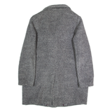 DKNY Womens Overcoat Jacket Grey M