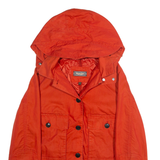 MASSIMO DUTTI Womens Jacket Orange Hooded XS