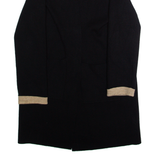 MONSOON Womens Overcoat Jacket Black Viscose M