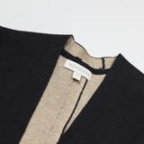 MONSOON Womens Overcoat Jacket Black Viscose M