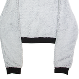 RUSSELL ATHLETIC Cropped Womens Fleece Jacket Grey M