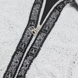 RUSSELL ATHLETIC Cropped Womens Fleece Jacket Grey M