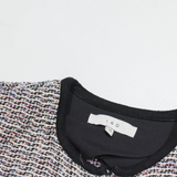 IRO Womens Jacket White Crazy Pattern S