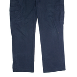 DICKIES Workwear Cargo Mens Trousers Blue Regular Straight W42 L32