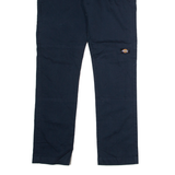 DICKIES Workwear Mens Twill Trousers Blue Regular Skinny W30 L30