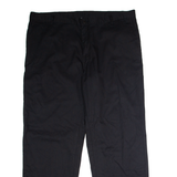 DICKIES Workwear Mens Trousers Black Regular Straight W44 L32