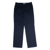 DICKIES Workwear Cargo Womens Trousers Blue Regular Straight W32 L32