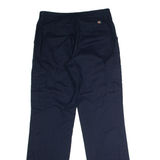 DICKIES Workwear Cargo Womens Trousers Blue Regular Straight W32 L32