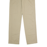 DICKIES Flex Workwear Mens Twill Trousers Beige Slim Tapered W30 L30