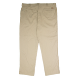 DICKIES 874 Flex Workwear Mens Twill Trousers Beige Classic Straight W44 L32