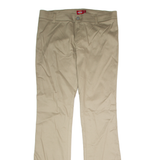 DICKIES Workwear Womens Trousers Beige Regular Bootcut W34 L33
