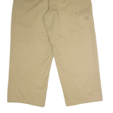DICKIES Workwear Mens Trousers Beige Loose Wide-Leg W38 L27