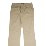 DICKIES Workwear Womens Trousers Beige Regular Bootcut W30 L32
