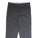 DICKIES 874 Workwear Mens Twill Trousers Grey Classic Straight W38 L29