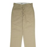 DICKIES 874 Workwear Womens Twill Trousers Beige Classic Straight W28 L32