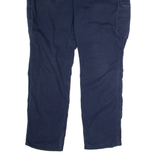CARHARTT Workwear Cargo Womens Trousers Blue Relaxed Straight W40 L30