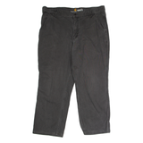 CARHARTT Workwear Mens Canvas Trousers Grey Relaxed Straight W38 L26