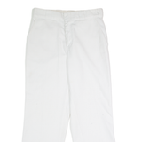 DICKIES X Urban Outfitters Workwear Womens Twill Trousers White Straight W30 L26