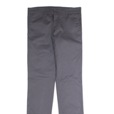 CARHARTT WIP Sid Mens Twill Trousers Grey Regular Straight W28 L32