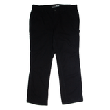 CARHARTT Workwear Carpenter Womens Canvas Trousers Black Loose Straight W40 L32