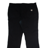 CARHARTT Workwear Carpenter Womens Canvas Trousers Black Loose Straight W40 L32