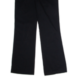 DICKIES Workwear Womens Trousers Black Relaxed Wide-Leg W32 L31