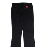 DICKIES Workwear Womens Trousers Black Regular Flared W26 L31