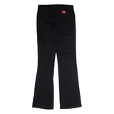 DICKIES Workwear Womens Trousers Black Regular Flared W26 L31