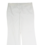 DICKIES Workwear Womens Trousers White Regular Flared W34 L30