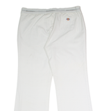 DICKIES Workwear Womens Trousers White Regular Flared W34 L30