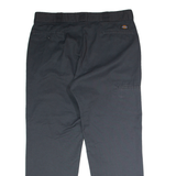 DICKIES Workwear Mens Trousers Grey Regular Straight W38 L30