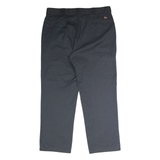 DICKIES Workwear Mens Trousers Grey Regular Straight W38 L30