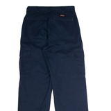 DICKIES Workwear Cargo Mens Trousers Blue Regular Straight W30 L32