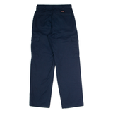 DICKIES Workwear Cargo Mens Trousers Blue Regular Straight W30 L32