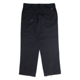 DICKIES 874 Workwear Mens Twill Trousers Black Classic Straight W38 L28