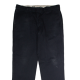 DICKIES 874 Workwear Mens Twill Trousers Black Classic Straight W40 L32