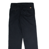 DICKIES Flex Workwear Womens Twill Trousers Black Slim Straight W28 L30