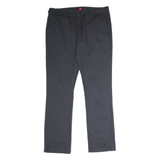 DICKIES Workwear Womens Trousers Grey Regular Straight W34 L31