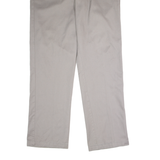 DICKIES Workwear Mens Twill Trousers Grey Regular Straight W36 L34