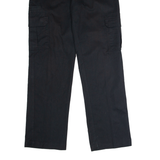 DICKIES Flex Workwear Cargo Mens Trousers Black Regular Straight W30 L32