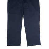 DICKIES Workwear Mens Twill Trousers Blue Regular Straight W38 L30