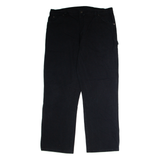 DICKIES Workwear Carpenter Mens Canvas Trousers Black Regular Straight W40 L32