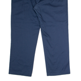 DICKIES Workwear Mens Twill Trousers Blue Regular Straight W40 L30