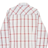 LEE Mens Shirt Red Check Long Sleeve L