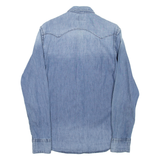 REPLAY Mens Denim Shirt Blue 90s Long Sleeve S