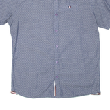 KANGOL Mens Shirt Grey Spotted M