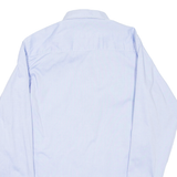 TOMMY HILFIGER Mens Plain Shirt Blue Long Sleeve S