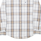 TIMBERLAND Mens Shirt Brown Check Long Sleeve L