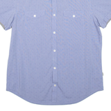 CALVIN KLEIN Mens Shirt Blue Diamond M