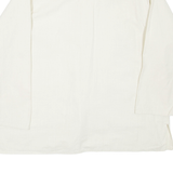 Mens Plain Shirt Beige 3/4 Sleeve 2XL